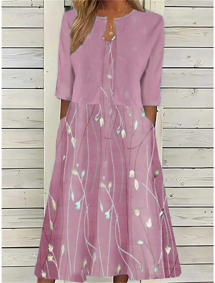 Deborah – Flowing Two-Piece Midi Skirt Set