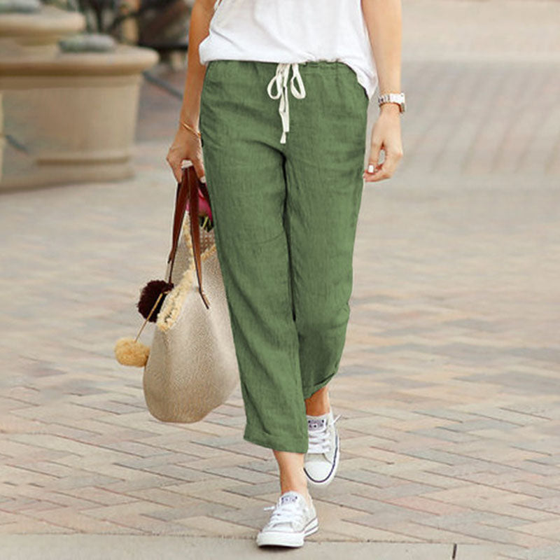 Olive | Fluid and Comfortable Pants