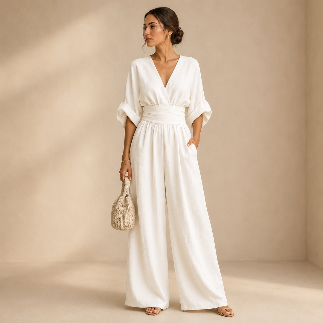 Vivienne – Elegant Wide-Leg Jumpsuit