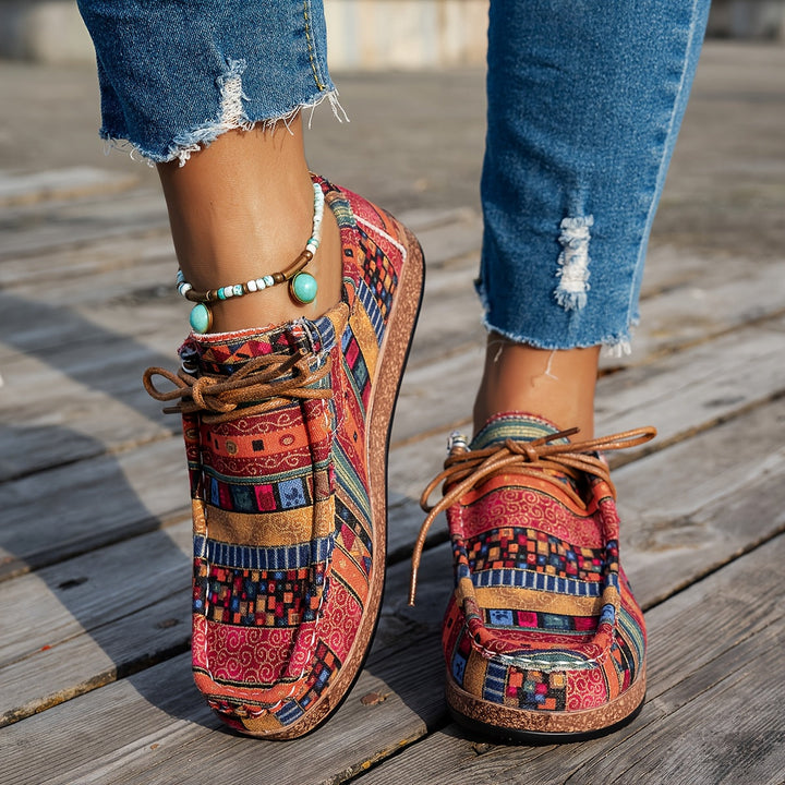 Joanne – Lightweight Patchwork Comfort Sneakers