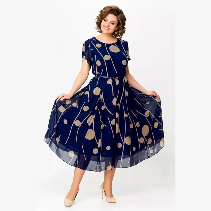 Helen – Polka Dot Midi Dress