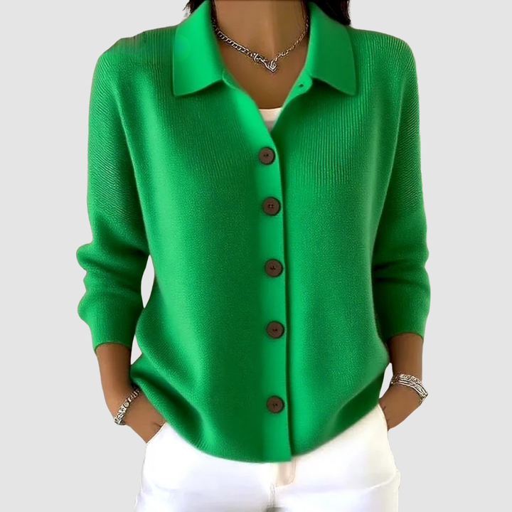 Beverly – Relaxed Button-Up Knit Cardigan