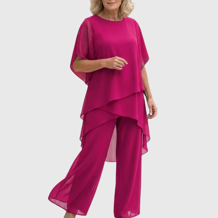 Patricia – Flowing Palazzo Two-Piece Set