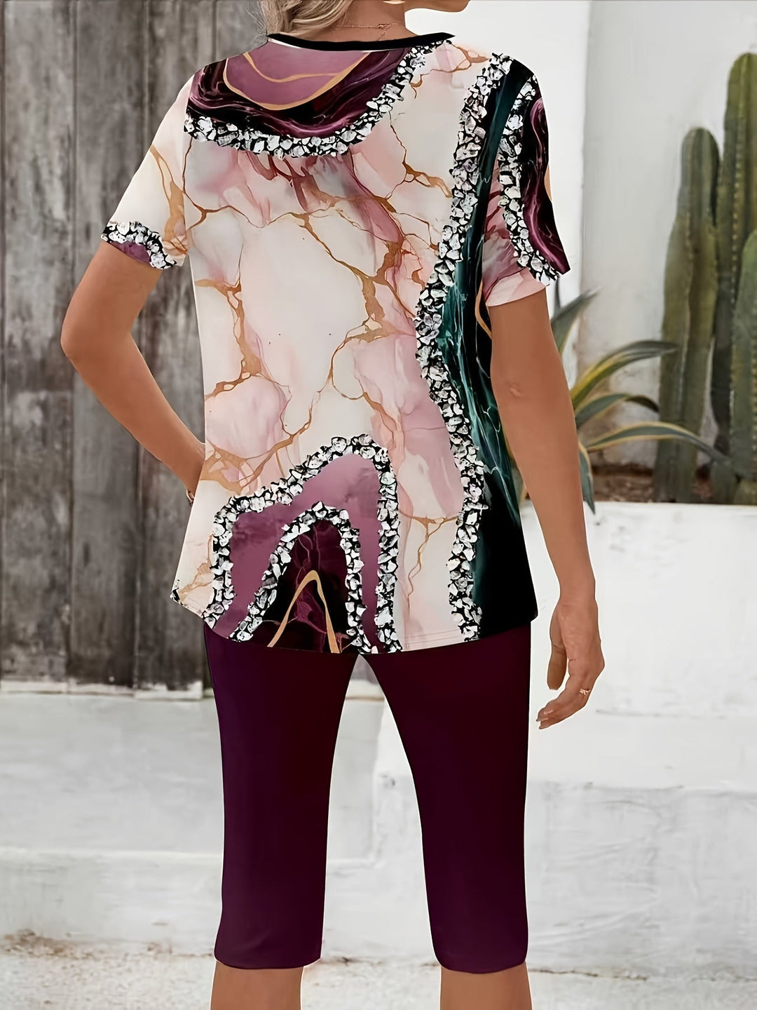 Patricia – Relaxed Printed Two-Piece Set