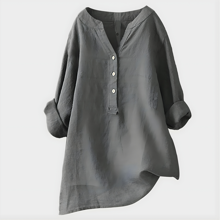 Bernadette – Elegant V-Neck Blouse