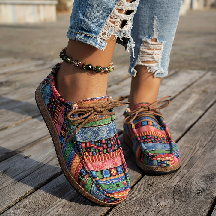 Joanne – Lightweight Patchwork Comfort Sneakers