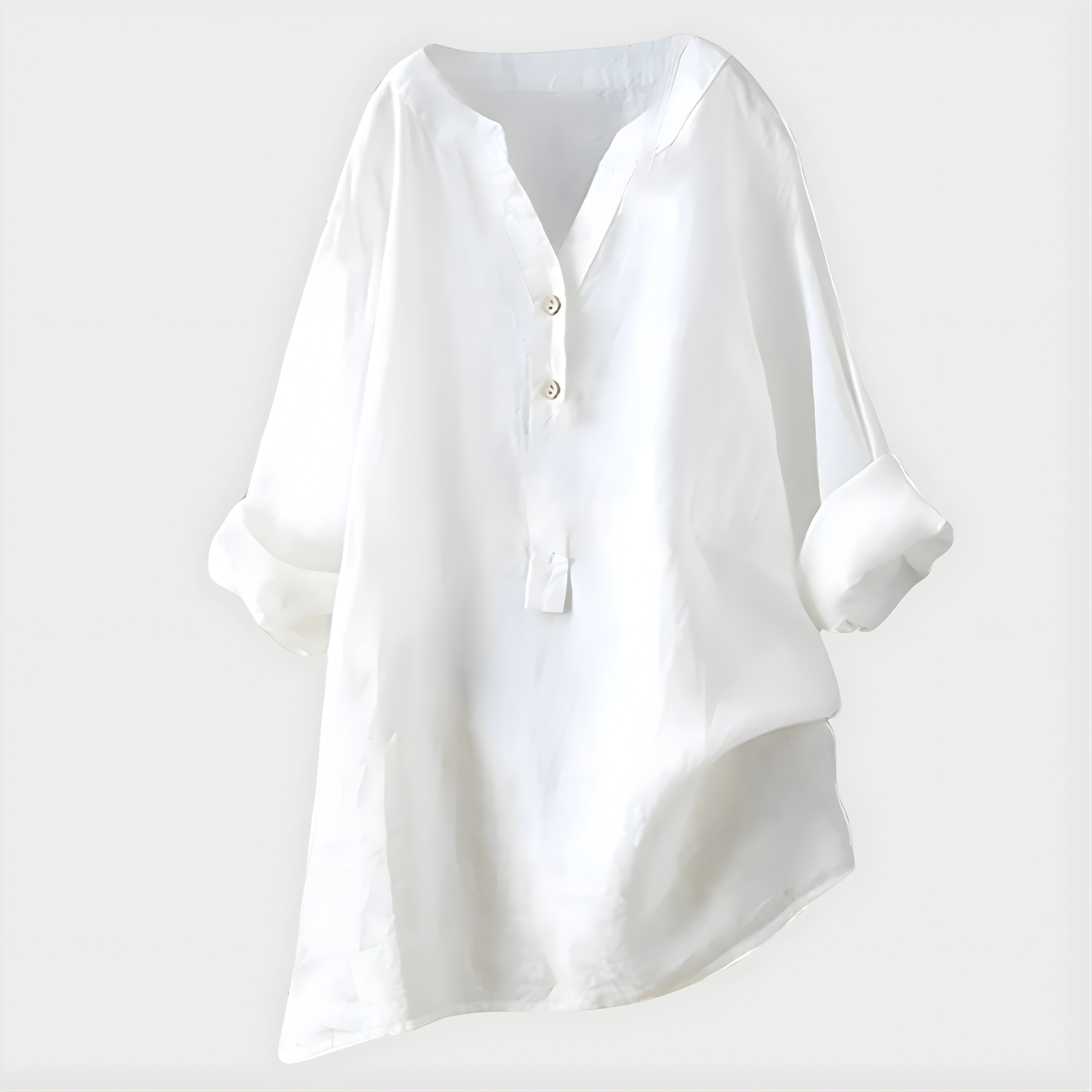 Bernadette – Elegant V-Neck Blouse