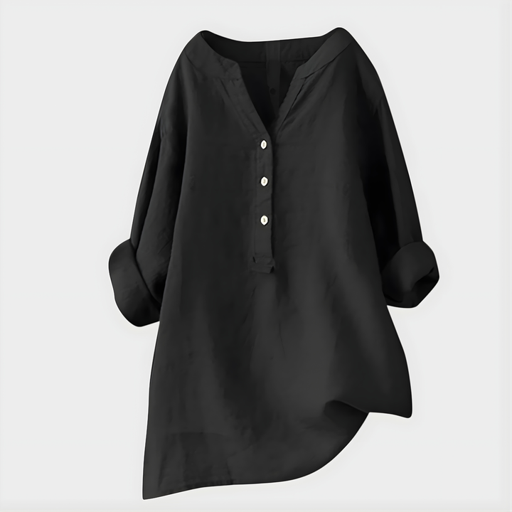 Bernadette – Elegant V-Neck Blouse