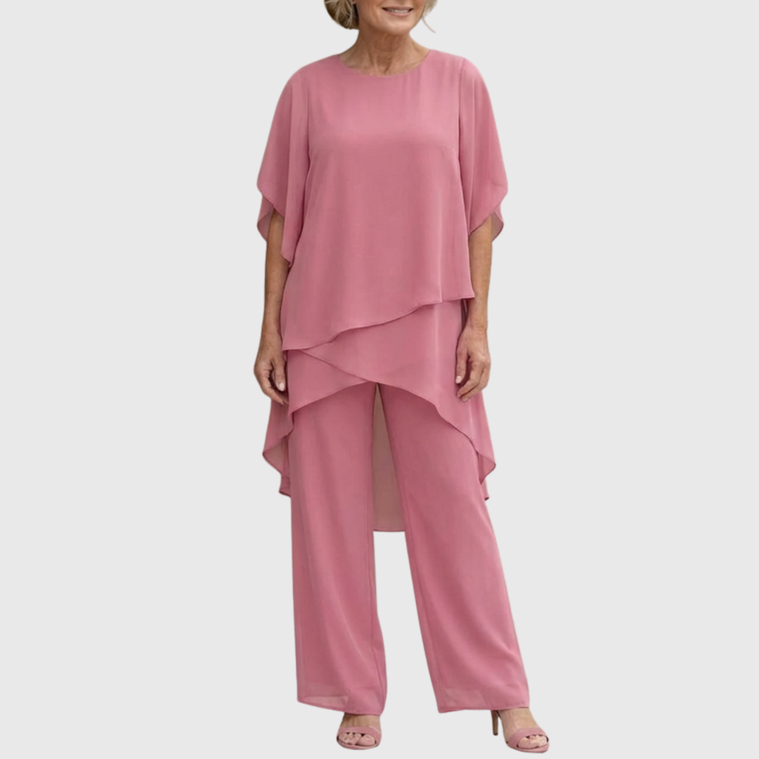 Patricia – Flowing Palazzo Two-Piece Set