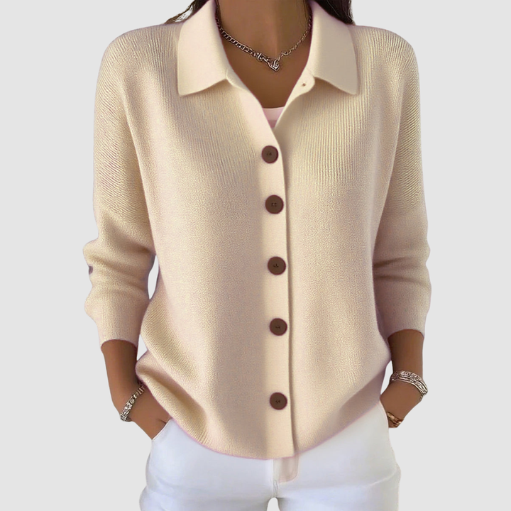 Beverly – Relaxed Button-Up Knit Cardigan