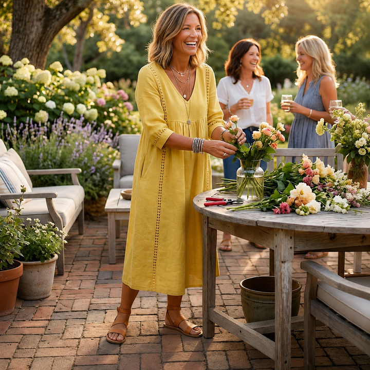 Cecilia – Afternoon Garden Maxi Dress