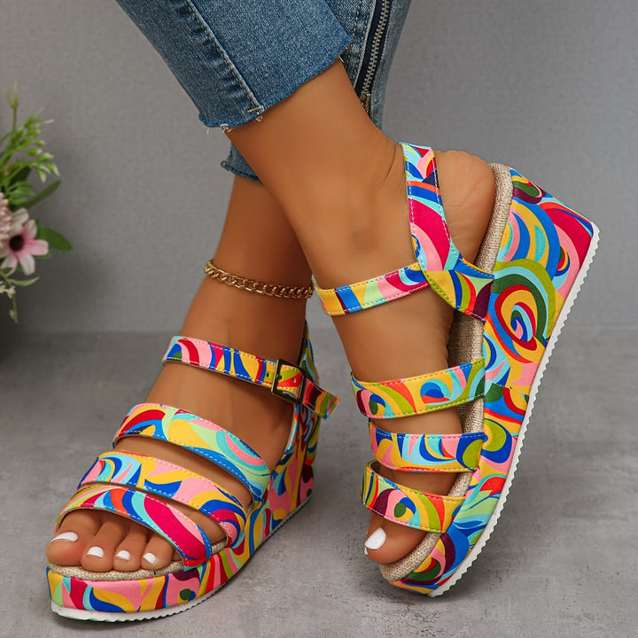 Susan – Supportive Platform Ankle-Strap Sandals
