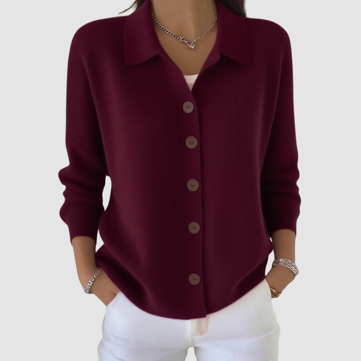 Beverly – Relaxed Button-Up Knit Cardigan