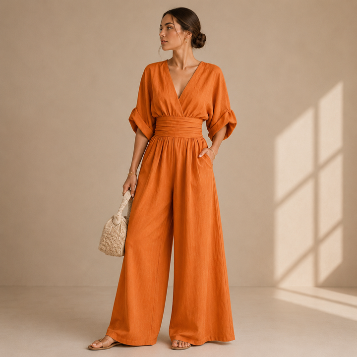 Vivienne – Elegant Wide-Leg Jumpsuit