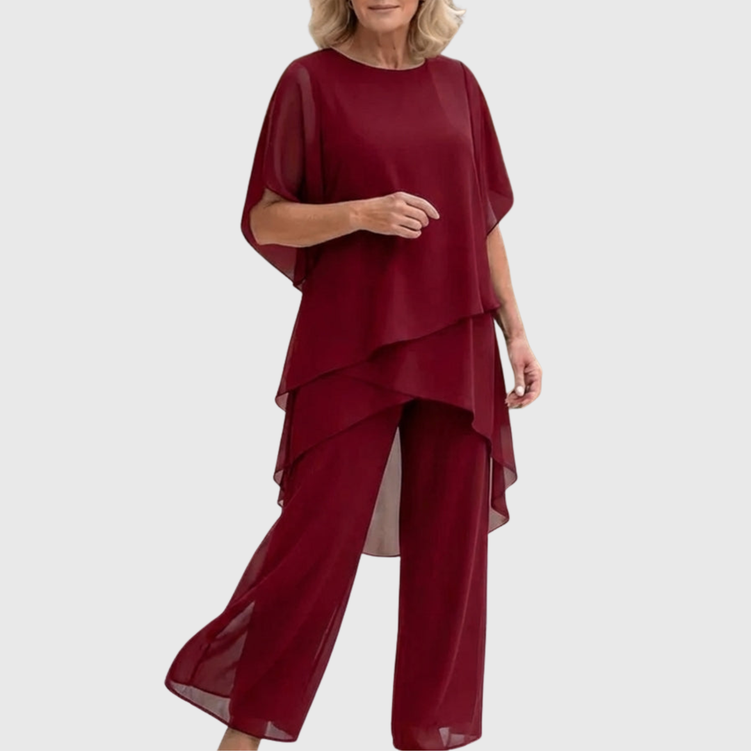 Patricia – Flowing Palazzo Two-Piece Set