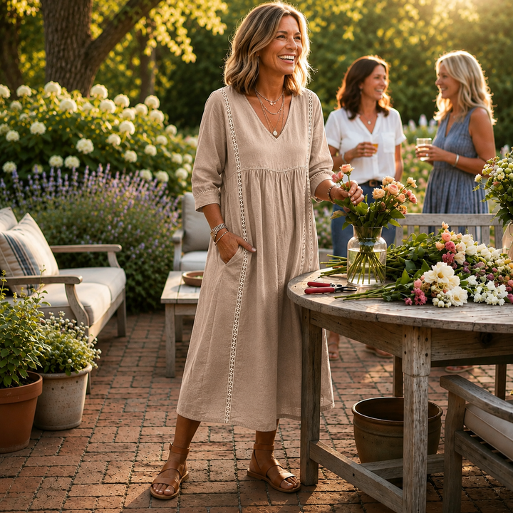 Cecilia – Afternoon Garden Maxi Dress