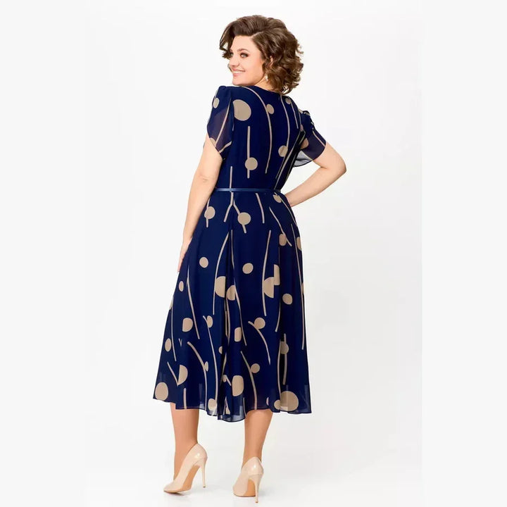 Helen – Polka Dot Midi Dress