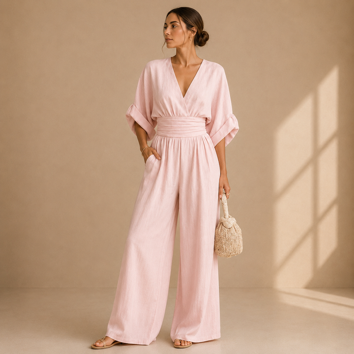 Vivienne – Elegant Wide-Leg Jumpsuit