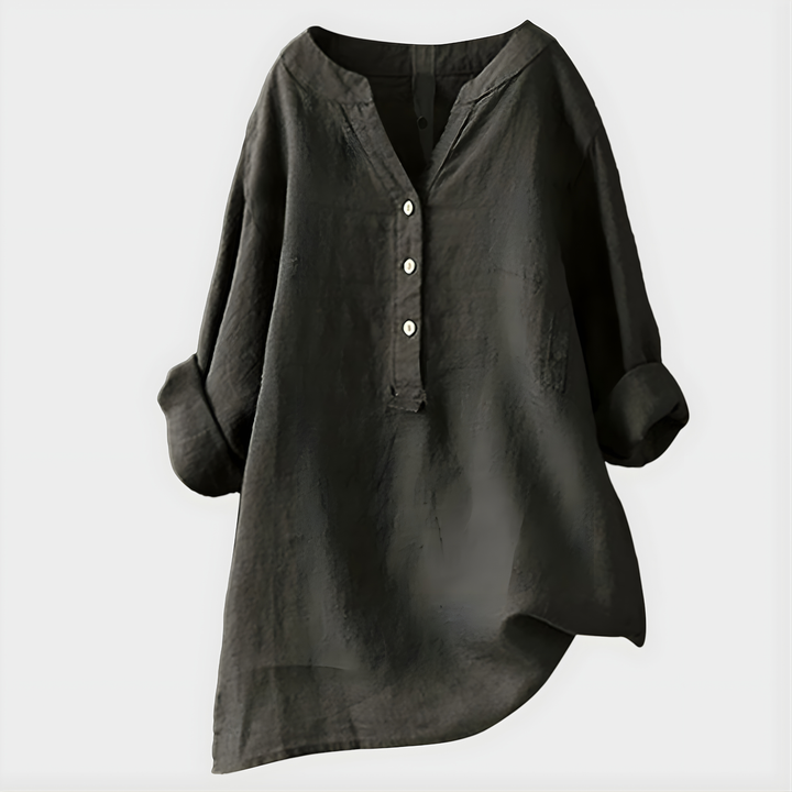 Bernadette – Elegant V-Neck Blouse