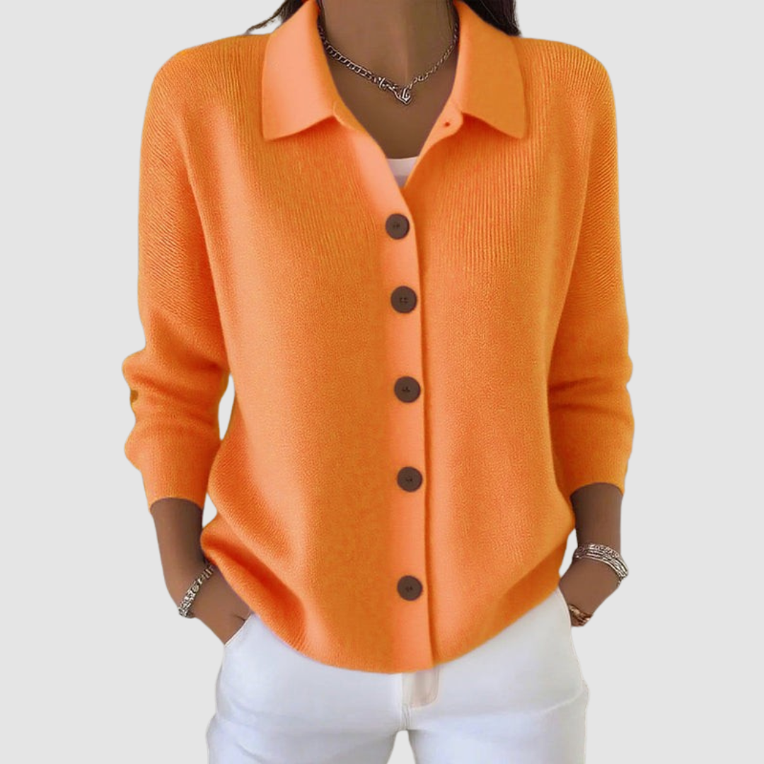 Beverly – Relaxed Button-Up Knit Cardigan