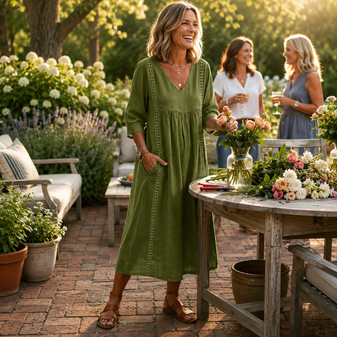 Cecilia – Afternoon Garden Maxi Dress