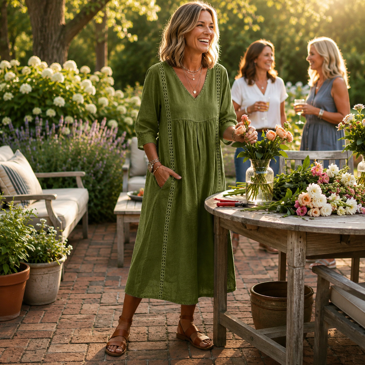 Cecilia – Afternoon Garden Maxi Dress