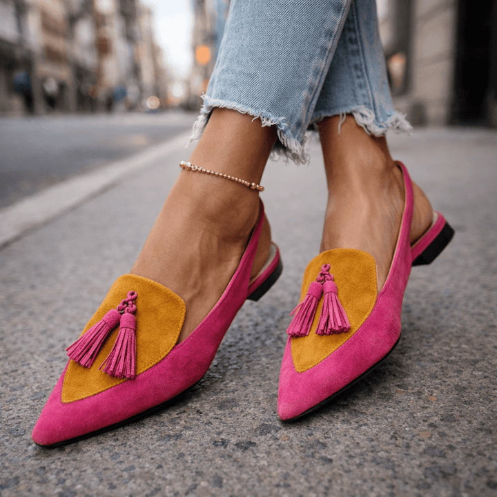 Marcia – Strappy Tassel Sandals