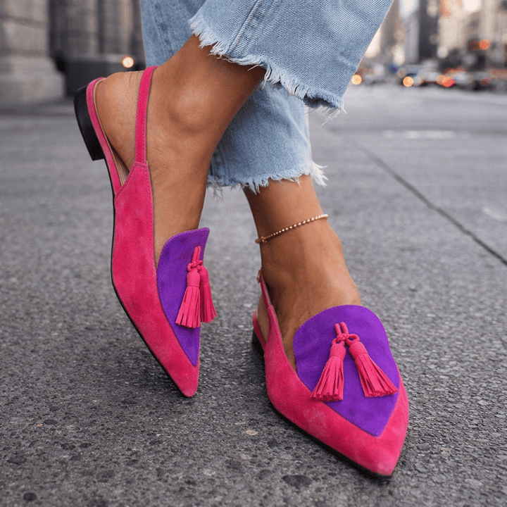 Marcia – Strappy Tassel Sandals