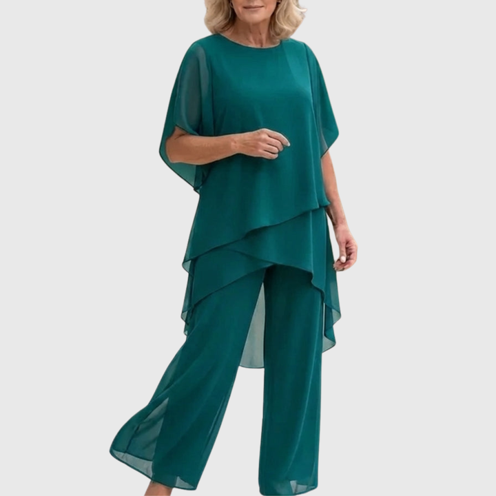 Patricia – Flowing Palazzo Two-Piece Set