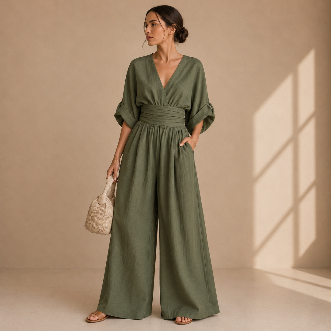 Vivienne – Elegant Wide-Leg Jumpsuit