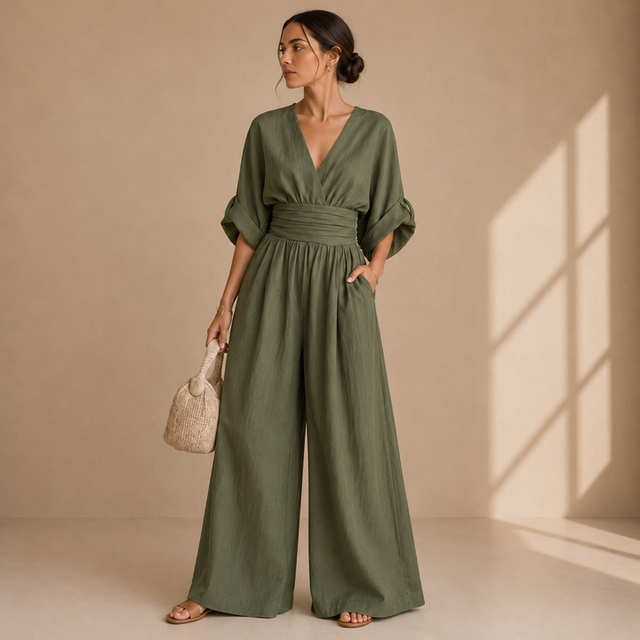 Vivienne – Elegant Wide-Leg Jumpsuit
