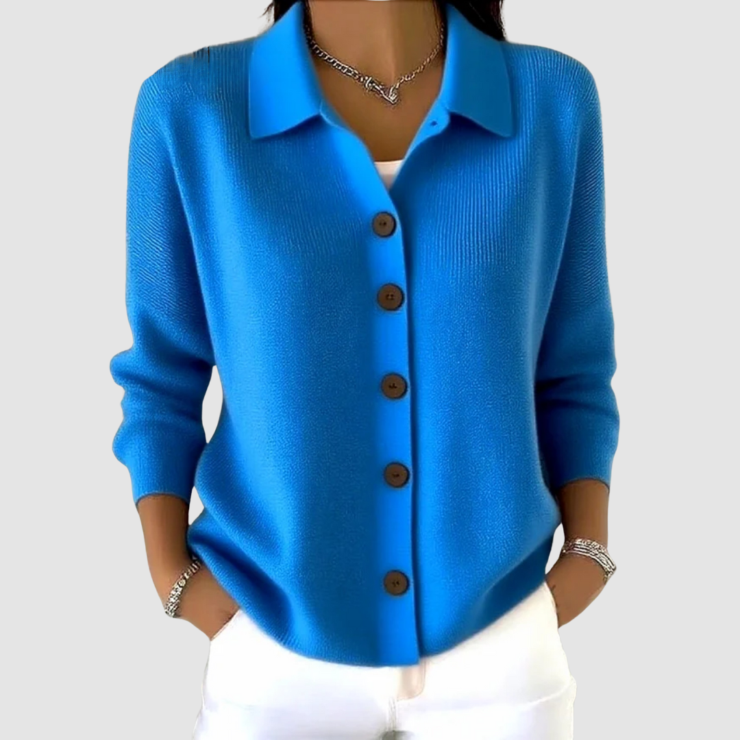 Beverly – Relaxed Button-Up Knit Cardigan