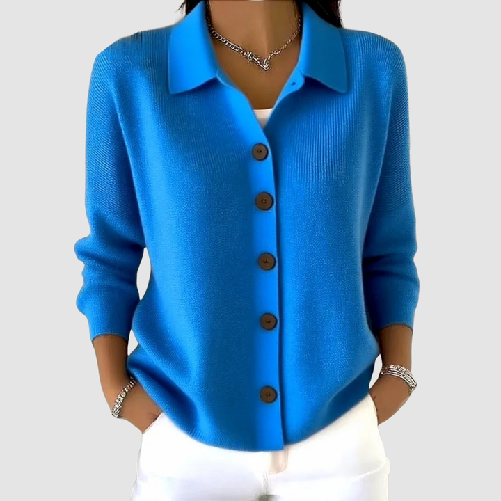 Beverly – Relaxed Button-Up Knit Cardigan