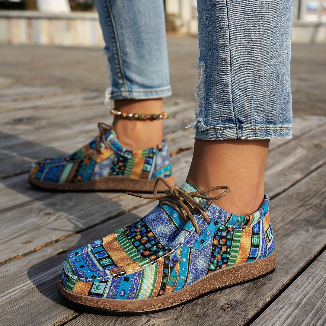 Joanne – Lightweight Patchwork Comfort Sneakers
