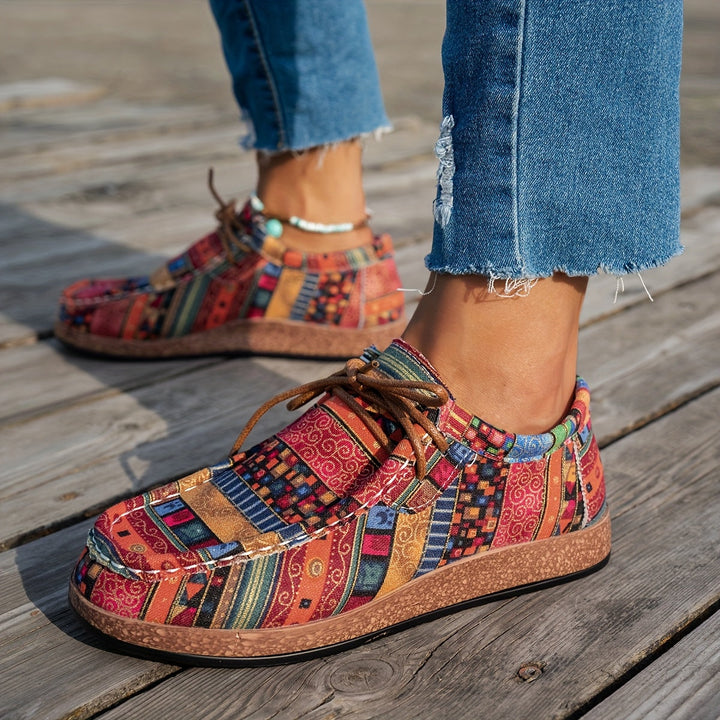 Joanne – Lightweight Patchwork Comfort Sneakers