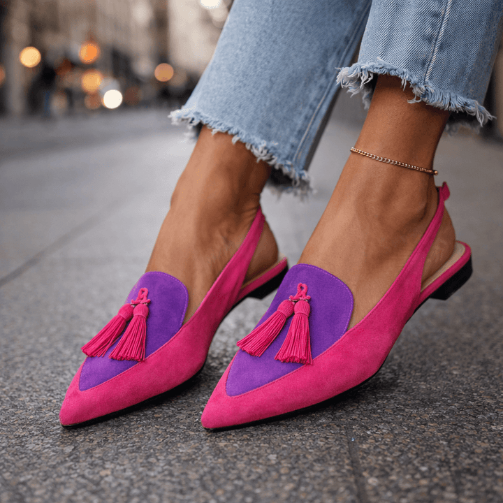 Marcia – Strappy Tassel Sandals