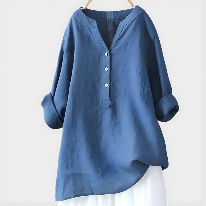 Bernadette – Elegant V-Neck Blouse