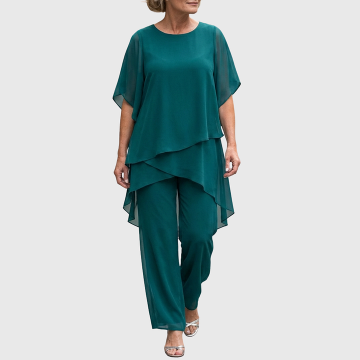 Patricia – Flowing Palazzo Two-Piece Set