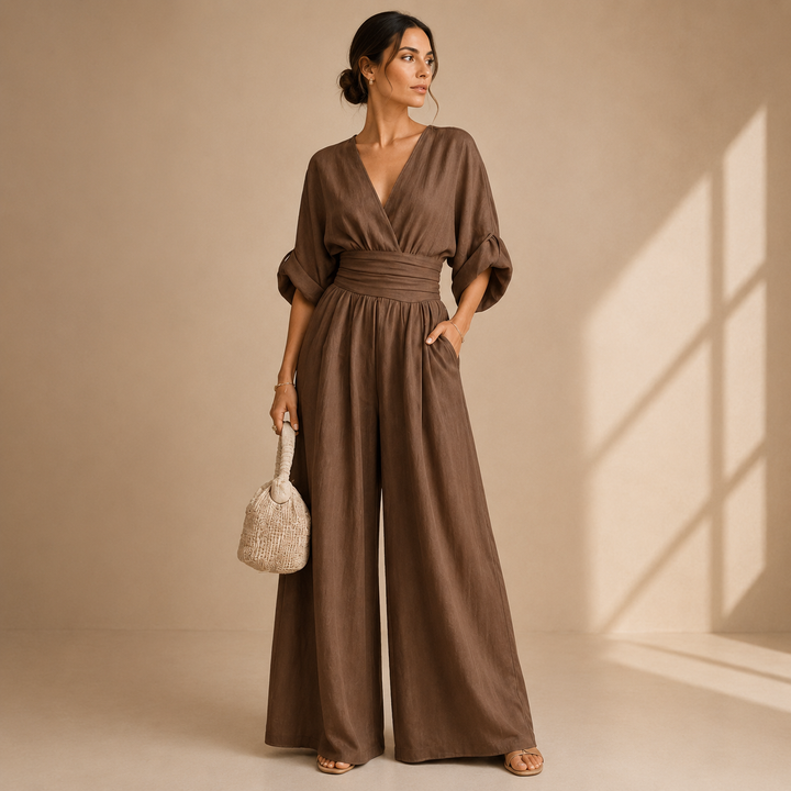 Vivienne – Elegant Wide-Leg Jumpsuit