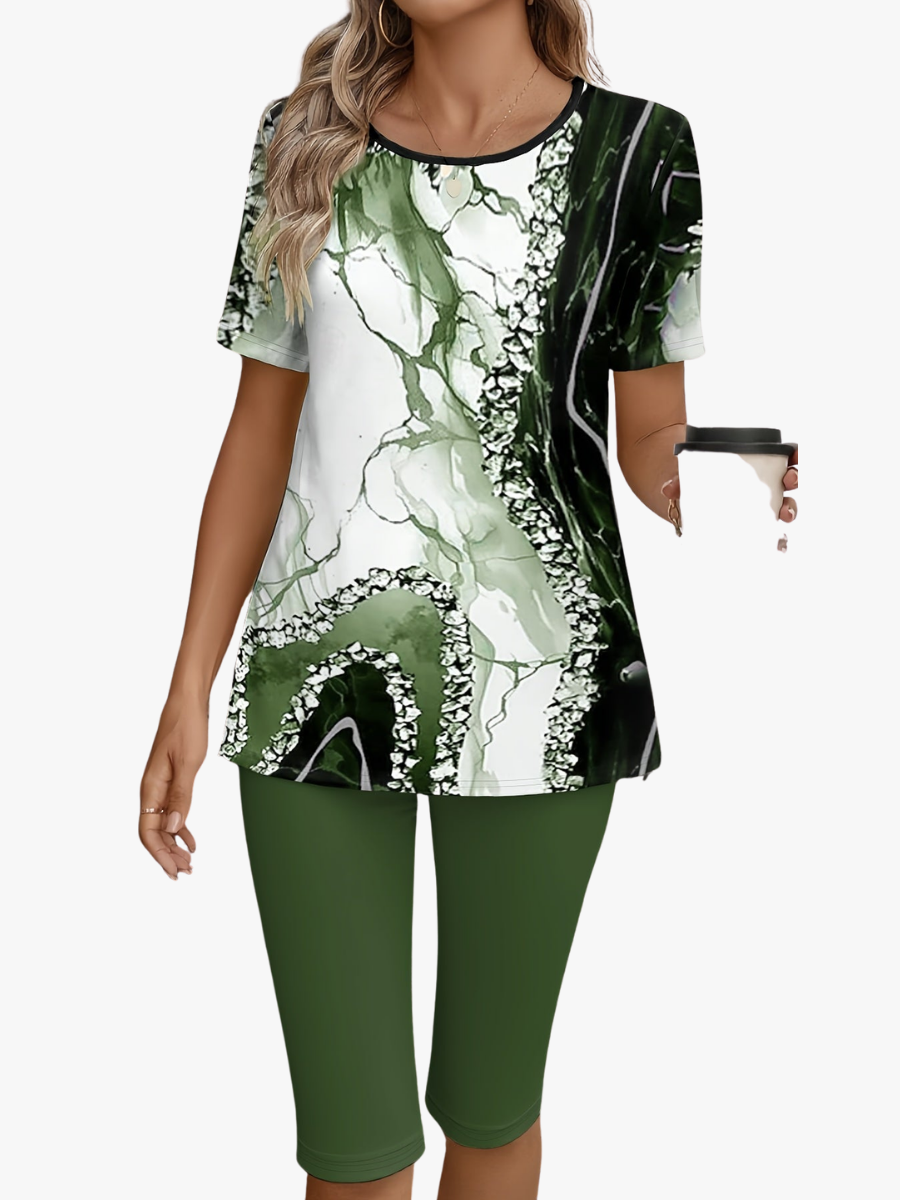 Patricia – Relaxed Printed Two-Piece Set