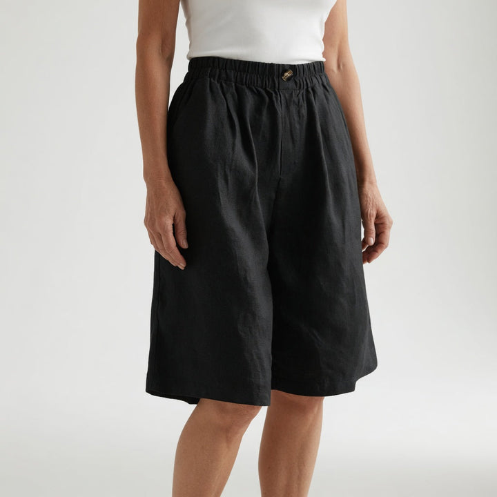 Dorothy - Elastic-Waist Summer Shorts