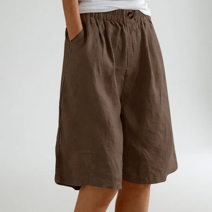 Dorothy - Elastic-Waist Summer Shorts