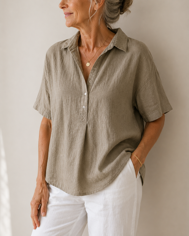 Lesley – Button Blouse | Buy 1 Get 1 Free
