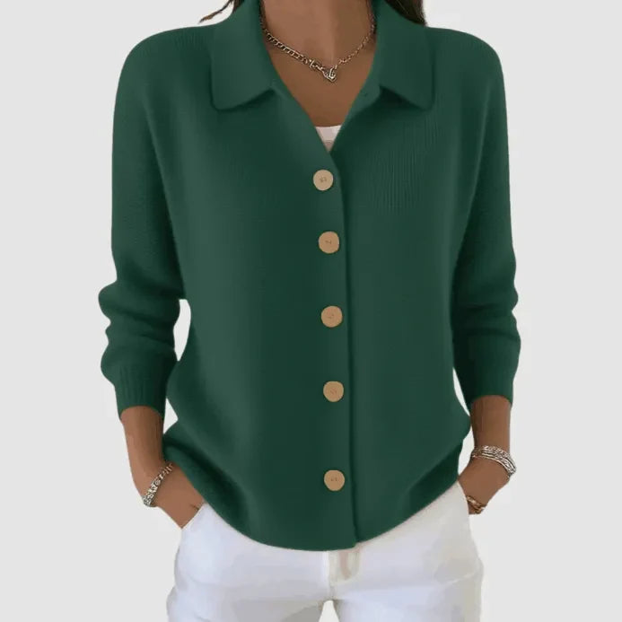 Beverly – Relaxed Button-Up Knit Cardigan