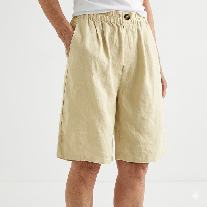 Dorothy - Elastic-Waist Summer Shorts