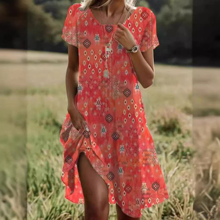 Leanne – Lightweight Flowing Midi Dress