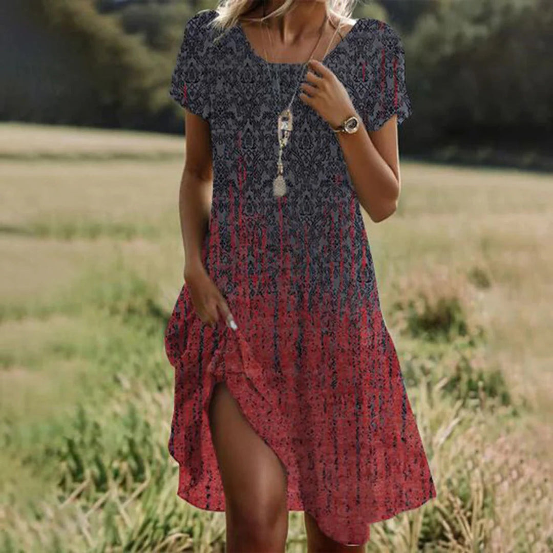 Leanne – Lightweight Flowing Midi Dress