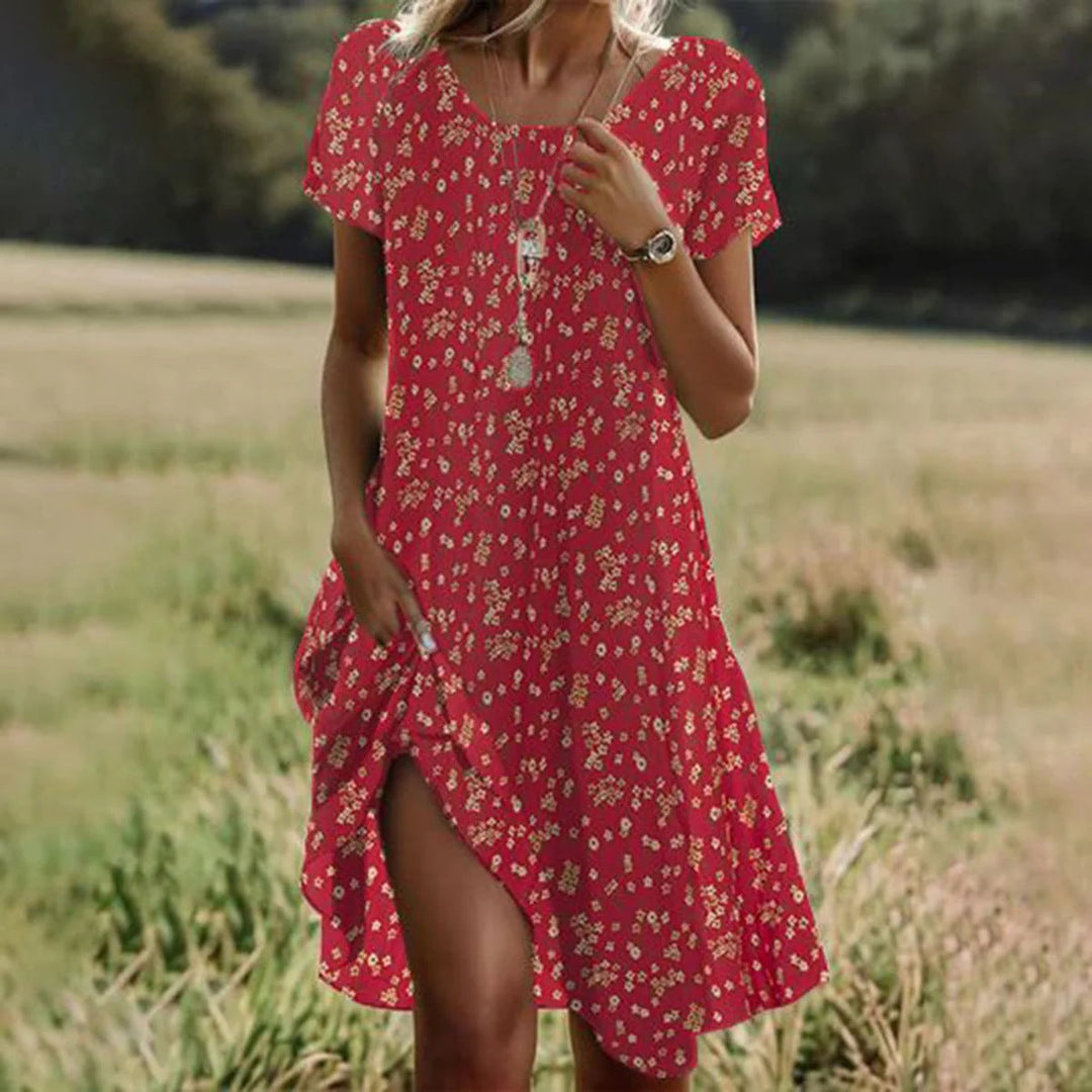 Leanne – Lightweight Flowing Midi Dress