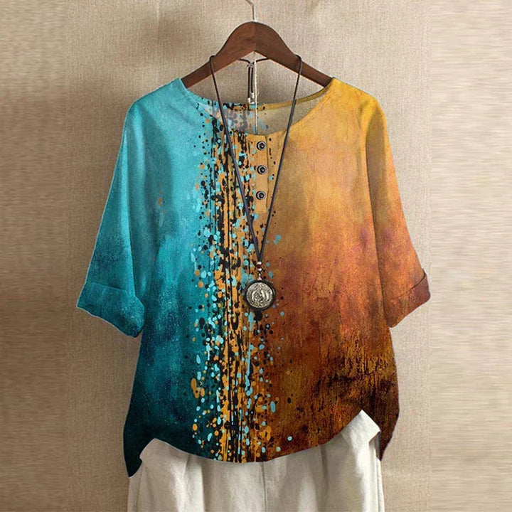 Ruth – Vintage Floral Blouse