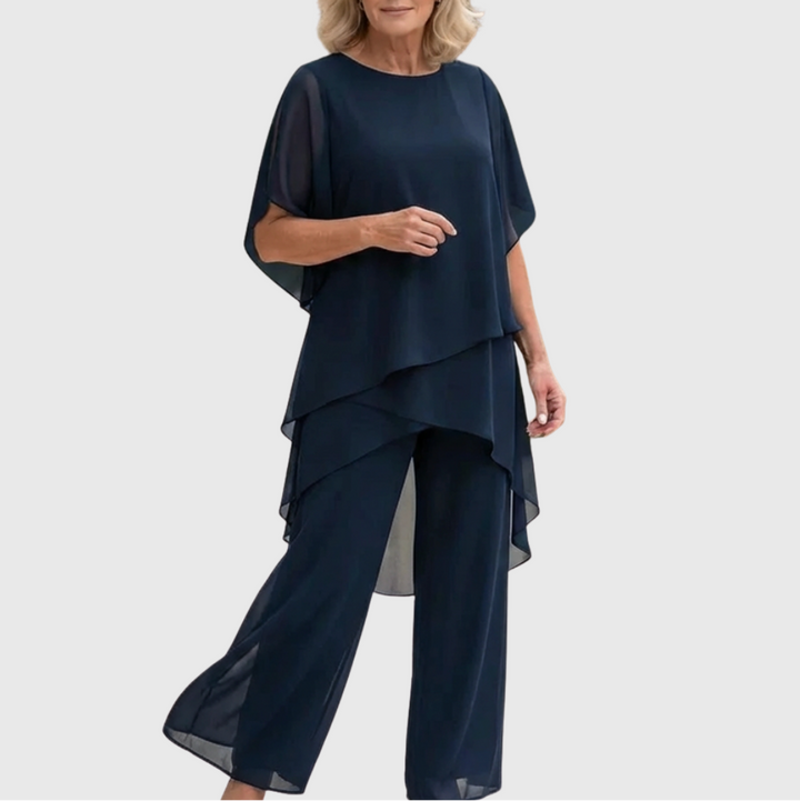 Patricia – Flowing Palazzo Two-Piece Set